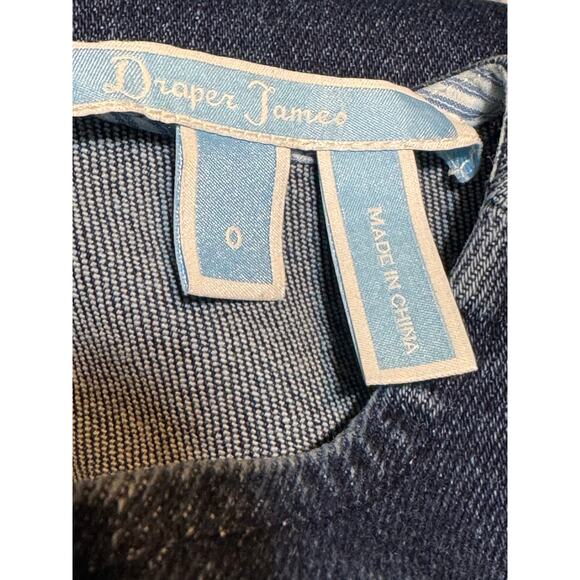 Draper James · Size 0 · Shift Dress · Denim · Above Knee · Blue Wash New - Picture 6 of 8